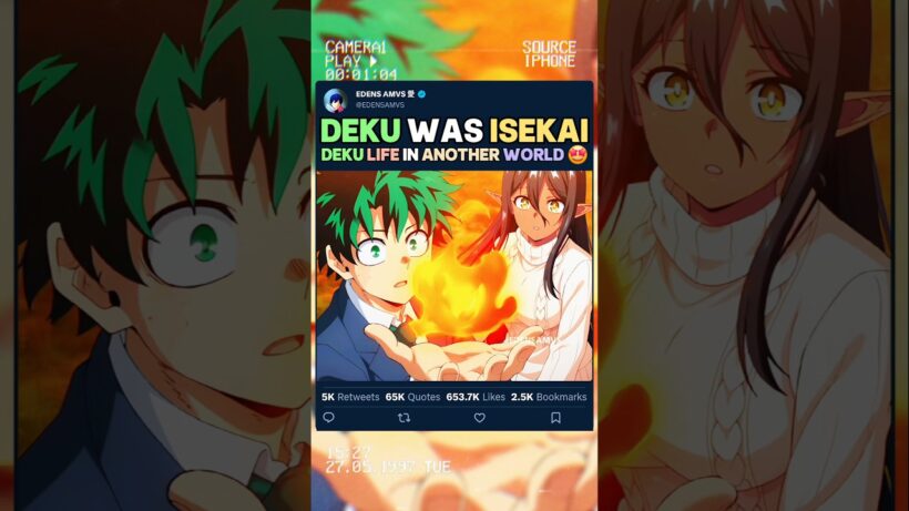 Deku a été Isekai 🤩 | #myheroacademia #edit #amv #mha #bnha