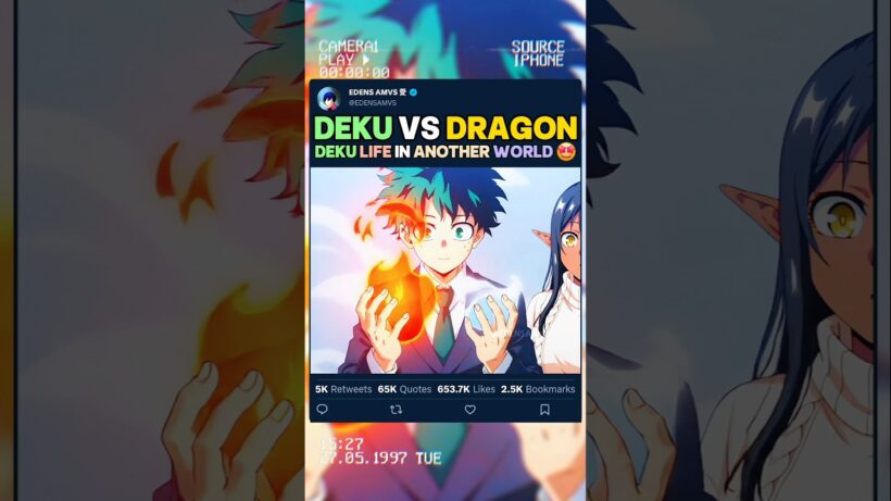 DEKU vs DRAGON 😱🤣 | #myheroacademia #edit #amv #mha #bnha