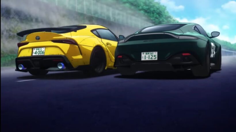 【MF GHOST 3rd Season・EP13】Emma overtakes Sena (Toyota Supra A90 VS Aston Martin Vantage)