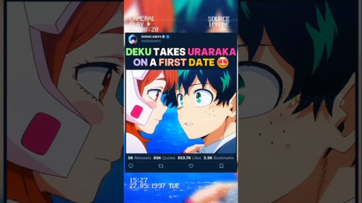 DEKU PREND URARAKA À UN PREMIER RENDEZ VOUS | #myheroacademia #edit #amv #mha #bnha