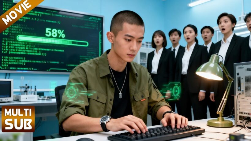 【4k全集】被瞧不起的小伙竟是天才黑客，只用10秒就破解重要机密！