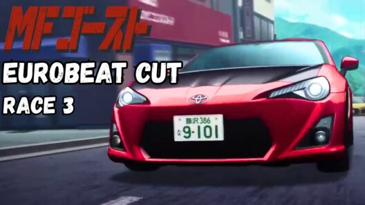 MF Ghost 3rd race Eurobeat cut [MF Ghost Season 3]