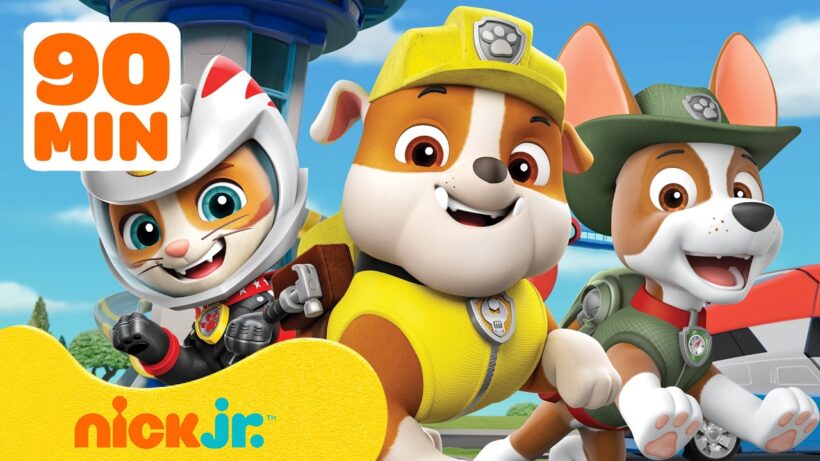 PAW Patrol's All Paws on Deck! w/ Rubble, Rex, Tracker, Al, & Wildcat! | 90 Minutes | Rubble & Crew