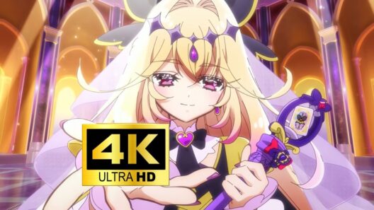 【名探偵プリキュア 4K】森亜るるか　キュアアルカナ・シャドウ変身シーン！#たんプリ #precure #プリキュア #anime