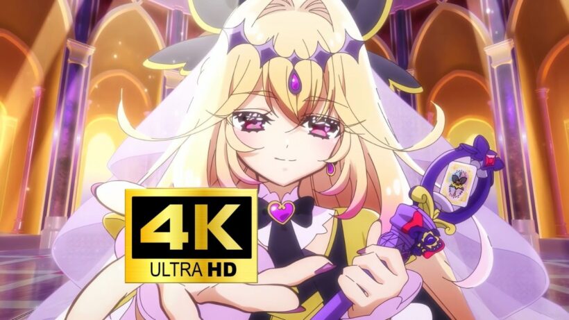 【名探偵プリキュア 4K】森亜るるか　キュアアルカナ・シャドウ変身シーン！#たんプリ #precure #プリキュア #anime