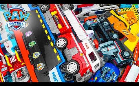 Unboxing Boxes of Paw Patrol Toys Collection 🎁ASMR Review Random Big Rubble & Crew Deluxe Truck Toys