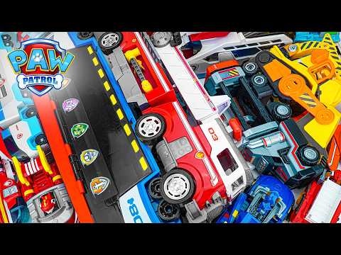Unboxing Boxes of Paw Patrol Toys Collection 🎁ASMR Review Random Big Rubble & Crew Deluxe Truck Toys
