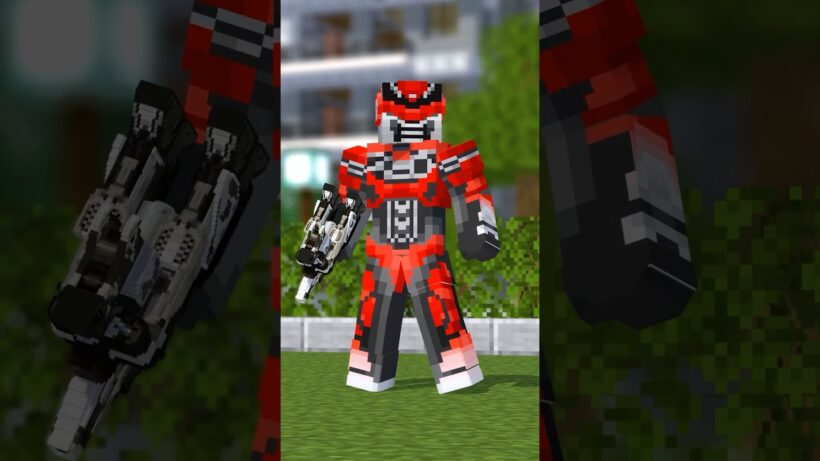 マイクラ世界のギャバンインフィニティ　#shorts