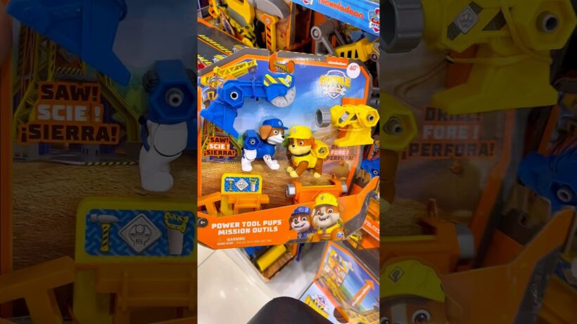 Paw Patrol Power Tool Pups Mission Outils Rubble and Mix #pawpatrol #toys #rubbleandcrew