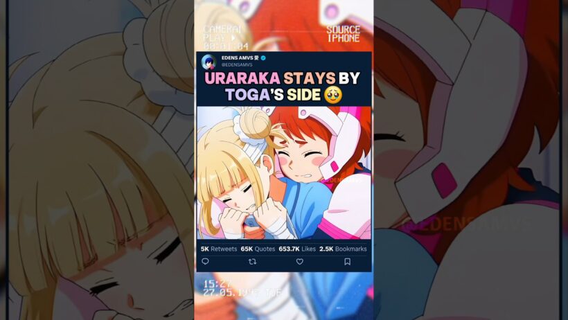 URARAKA RESTE AUX CÔTÉS DE TOGA | #myheroacademia #edit #amv #mha #bnha