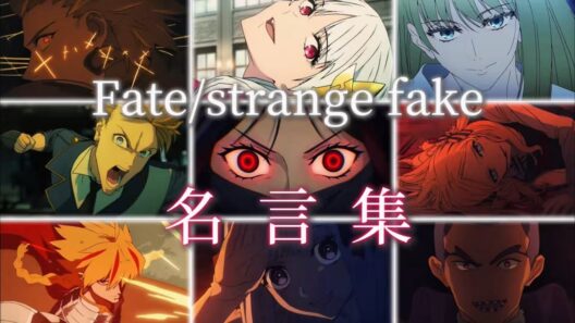 【Fate MAD】  英雄達の名言集  《Fate/strange fake》