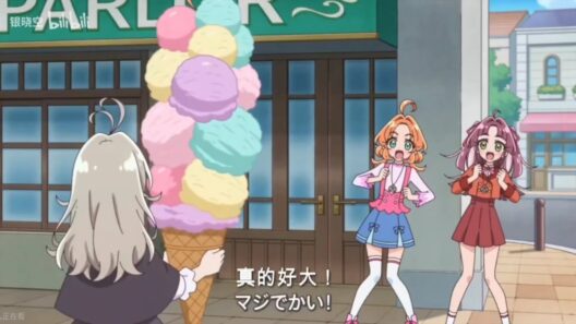 るるかが大量のアイスをトッピング注文して驚く帆羽くれあと仲間達2#名探偵プリキュア #ai #アニメ キュアアルカナシャドウ　エクレール#tiktok#tiktokvideo#おもしろ#おすすめ#