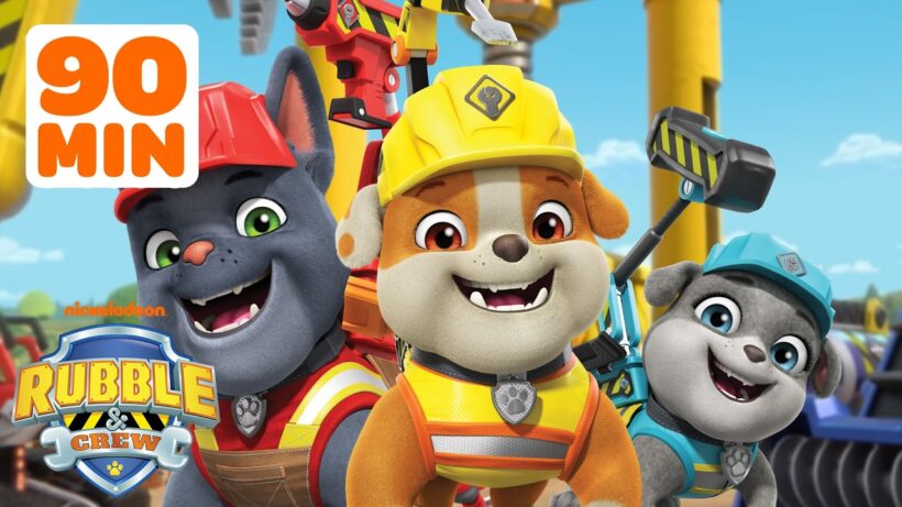 90 Minutes of Builds & Rescues! 🚧🚨 w/ Rubble, Motor & Charger! | Rubble & Crew
