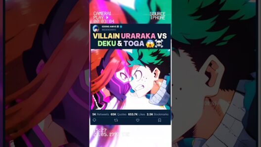 LA MÉCHANT URARAKA CONTRE DEKU ET TOGA | #myheroacademia #edit #amv #mha #bnha