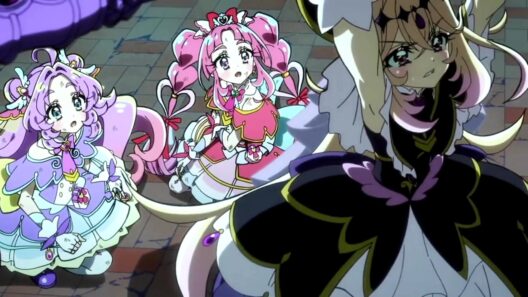 キュアアルカナ・シャドウが名探偵プリキュアを救い出した！—Cure Arcana Shadow reached out and saved Star Detective Precure!
