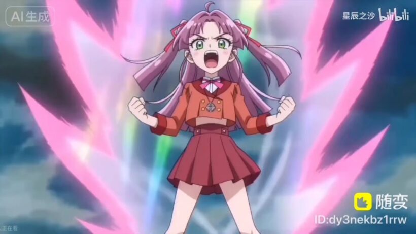 名探偵プリキュアをドラゴンボール風にすると…?#名探偵プリキュア #ai #アニメ キュアアルカナシャドウ　エクレール#tiktok#おもしろ#おすすめ#shorts