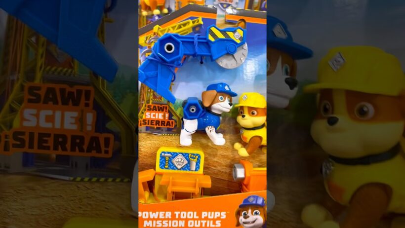 Power tool pup - Rubble & Crew Paw Patrol #toys #pawpatroltoys #pawpatrol