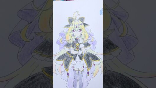 キュアアルカナ・シャドウ ぬりえショルダー  #プリキュア #名探偵プリキュア