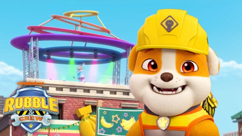 Rubble Builds a Stage for Sierra Sparkle's Big Concert! 🎤🎶 | Rubble & Crew