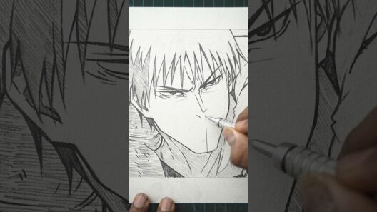 i draw TOJI ZENIN 🔥#イラスト #呪術廻戦 #禪院真希 #禪院直哉 #ネタ #jujutsukaisen #illustration