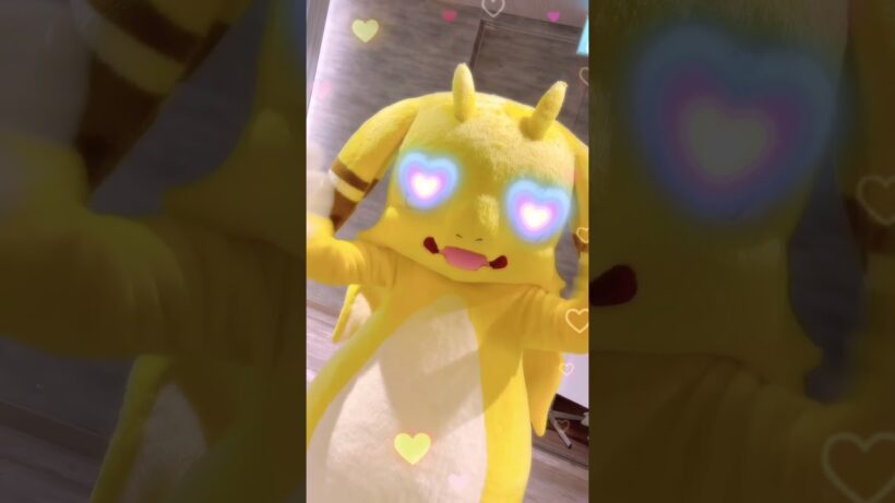 ベビードラゴンの目にエフェクトは反応しなかったので手作業でハートを付けました #ドラたま #イルシアくん #shorts