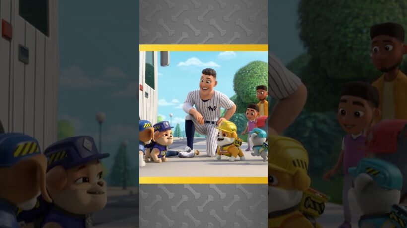 Rubble & Crew | Rubble ontmoet honkbalster Aaron Judge! | Nick Jr. Nederlands #shorts