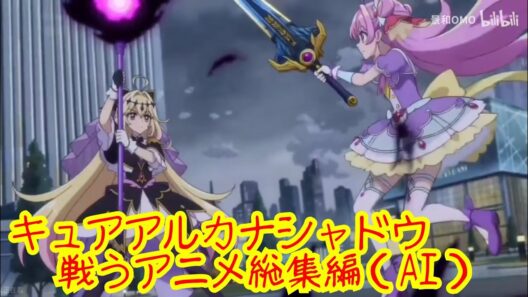 キュアアルカナシャドウ 戦うアニメ厳選総集編（AI）#名探偵プリキュア #アニメ キュアアルカナシャドウ変身比較#たんプリ