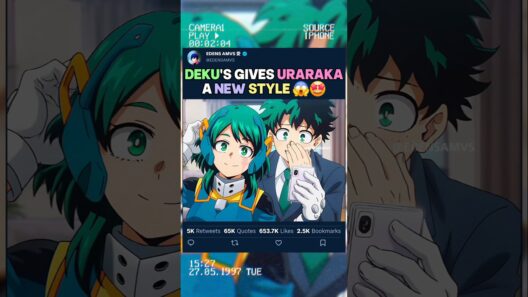DEKU DONNE À URARAKA UN NOUVEAU STYLE | #myheroacademia #edit #amv #mha #bnha