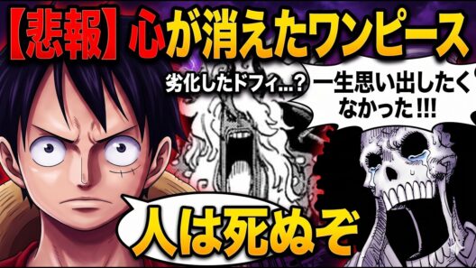 「人の心」より「情報(伏線)」が大事なんか…？【ワンピース】