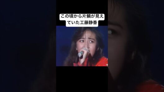 工藤静香カリスマ街道①〜うしろ髪ひかれ隊【時の河を越えて】