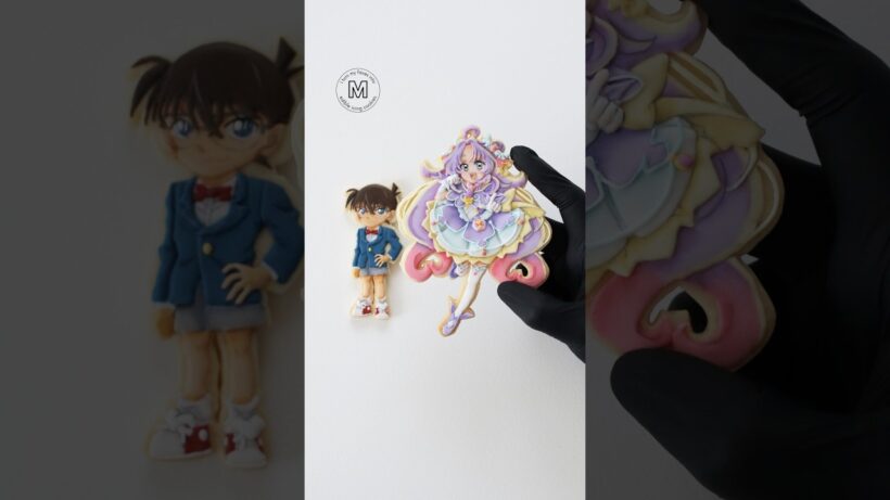 【名探偵コナン×名探偵プリキュア！】キュアアンサーを食べられるアイシングクッキーにしてみた！ #precure #たんプリ #プリキュア
