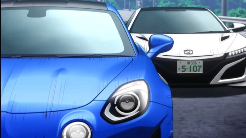 【MF GHOST 3rd Season・EP13】Battle of unlucky numbers! (Honda NSX VS Alpine A110S)