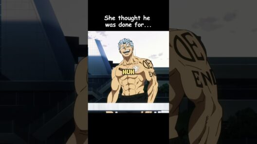 He didn't expect her to do that 😨☠️|#anime #shorts