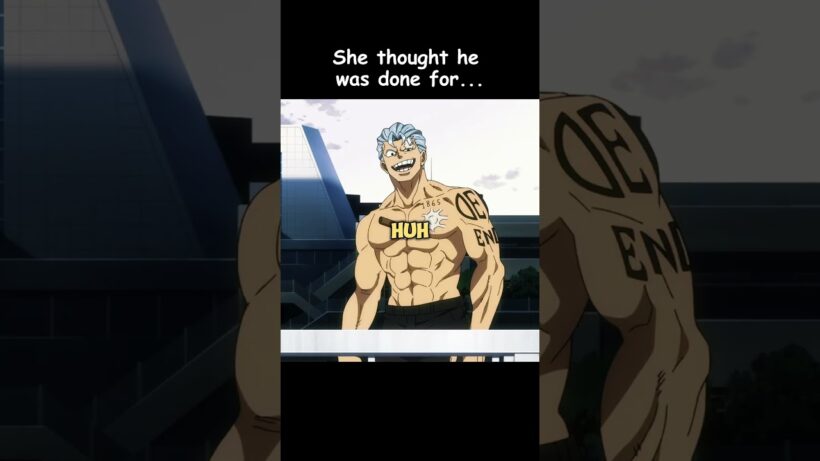 He didn't expect her to do that 😨☠️|#anime #shorts