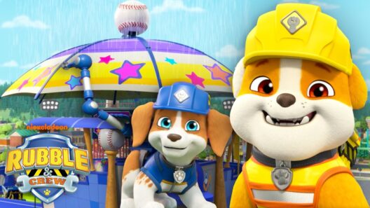 Rubble Builds a Stadium Dome! 🎵🏟️🌧️ w/ Wheeler | Rubble & Crew