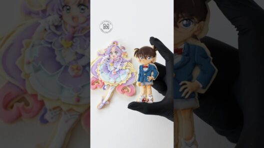 【名探偵コナン×名探偵プリキュア！】コナンを食べられるアイシングクッキーにしてみた！ Detective Conan 명탐정코난 名侦探柯南 ยอดนักสืบจิ๋วโคนัน