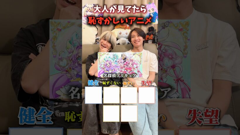 【失望】大人が見てたら恥ずかしいアニメ格付け#名探偵プリキュア #アニオタ #オタクの日常
