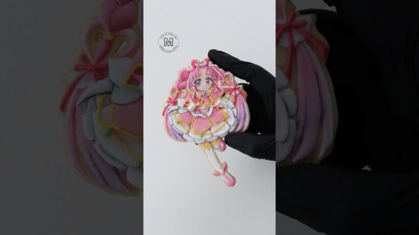 【名探偵プリキュア！】キュアミスティックを食べられるアイシングクッキーにしてみた！