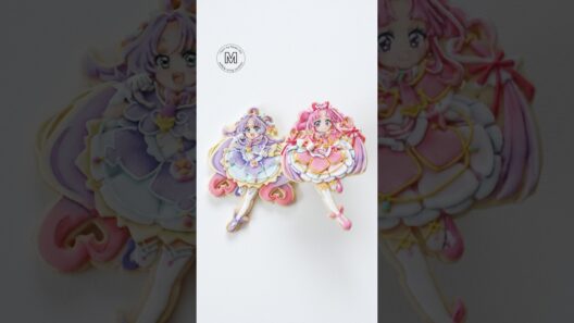【名探偵プリキュア！】キュアアンサーとキュアミスティックを食べられるアイシングクッキーにしてみた！