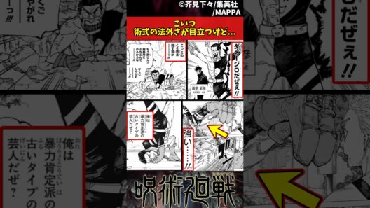 【呪術廻戦】こいつ術式の法外さが目立つけど... #呪術廻戦 #反応集