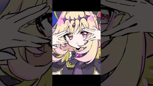 【名探偵プリキュア！】犯人の犯沢さんのOPを踊るキュアアルカナ・シャドウ描いてみた #precure #たんプリ #犯人の犯沢さん