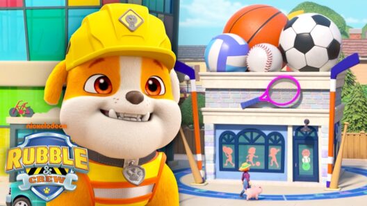 Rubble Builds a Sporting Goods Store! ⚽🏀⚾ | Rubble & Crew