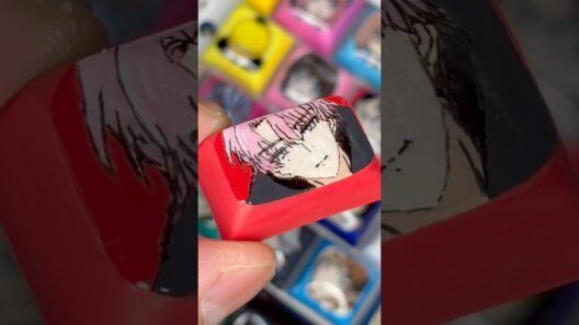 6/9【TAB】キーキャップに「多聞くん」を描いてみた〜手描きカスタムキーキャップ制作過程〜 #キーキャップ #手描き #多聞くん今どっち