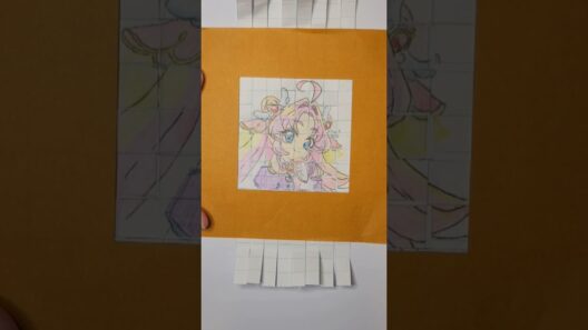 【名探偵プリキュア↔名探偵コナン】変わり絵オリジナル工作 #shorts #工作 #名探偵プリキュア  #名探偵コナン #イラスト #工作 #art