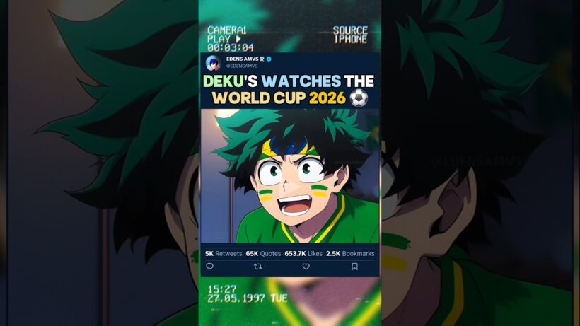 DEKU REGARDE LA COUPE DU MONDE 2026 | #myheroacademia #edit #amv #mha #bnha