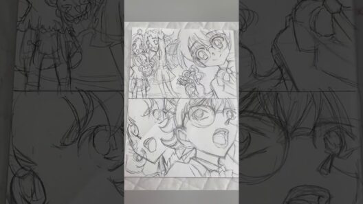 #名探偵コナン　と #名探偵プリキュア　を描いてみた🕵️🤓🔍🕰️🎀〜下書き編✏️〜