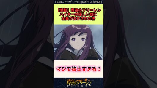 葬送のフリーレン、ハイターの優しい嘘に全員が泣かされた件 #葬送のフリーレン #反応集 #アニメ