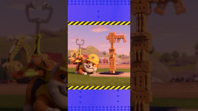 Rubble & crew play Treat Tower Jenga! 🏗️