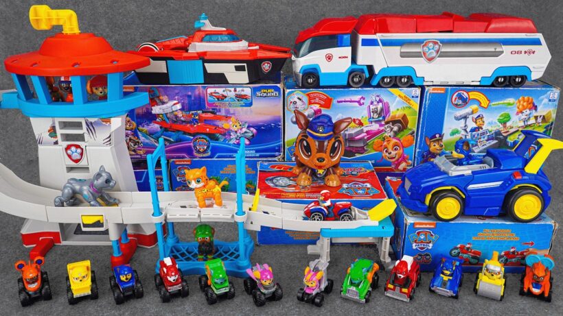 60 Minutes Unboxing Experience, Cool Paw Patrol Rubble & Crew Barkyard Crane Tower Set | Review Toys