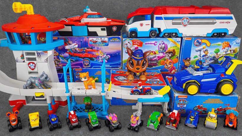 60 Minutes Unboxing Experience, Cool Paw Patrol Rubble & Crew Barkyard Crane Tower Set | Review Toys